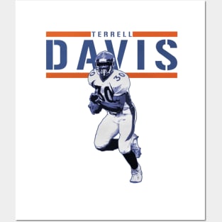 Terrell Davis Denver Play Posters and Art